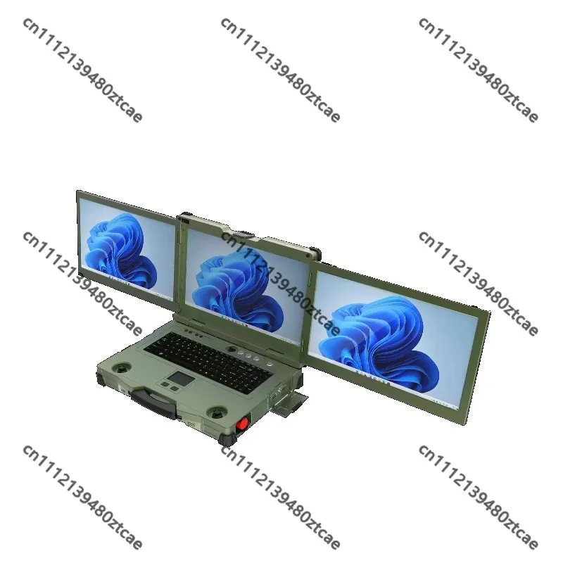 FJ15pro Triple‑Screen Portable Drone Ground Control Station,Flight Console,Command Control Terminal for UGV & USV
