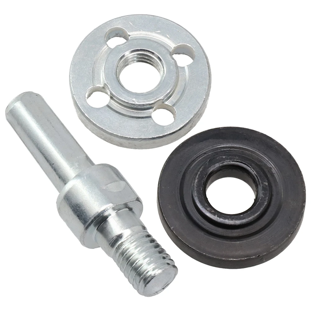 

3Pcs M10 Flange Nut Pressure Plate W/Connecting Rod Adapter Parts For Electric Drill Angle Grinder Power Tools Accessories