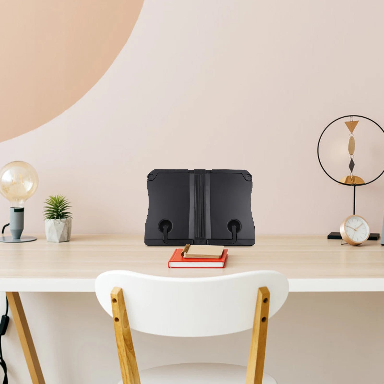 

1pc Adjustable Reading Rack Book Holder for Desk Desktop Lightweight Student Stand Magazine Organizer Office Dormitory