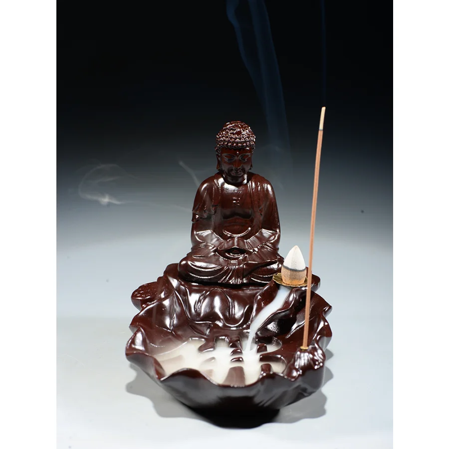 Back Flow Incense Holder Waterfall Antique Creative Personalized Incense Holder Orthodox Volcan Vintage Bruleur Encens Tea Pet