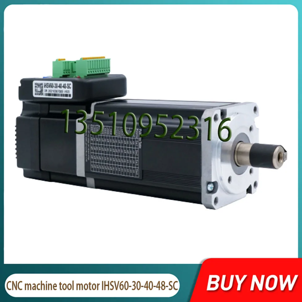 Jmc Three Phase 1.27n.m 400w 48v 3000rpm Integrated Servo Motor With Brake V605 Simple Servo Cnc Machine Tool Ihsv60-30-40-48-sc