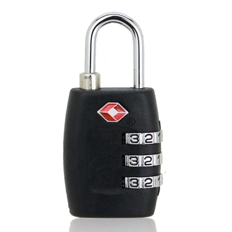 Plastic TSA Combination Padlock Password Door Lock For Locker Luggage Bag Suitcase Anti-theft Code Customs