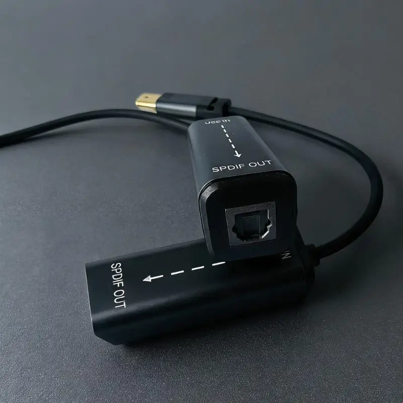 USB/Type C To Optically Fiber Digital Sound Converter Adapter Cable Stable Clear Sound Transmission With SPDIF Output F19E