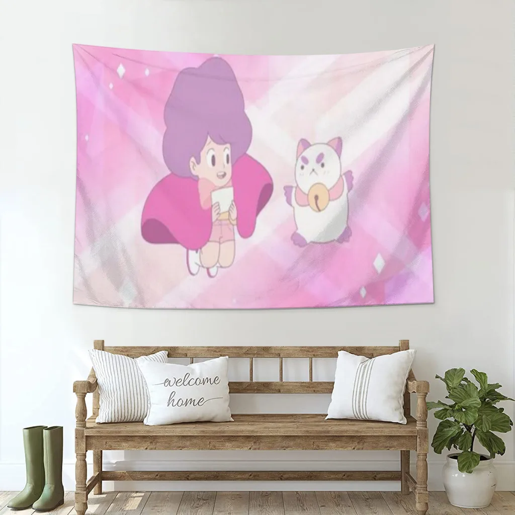 

Bee and Puppycat Cat Tapestry Room Ornaments Decoration Bedroom Wall Décor