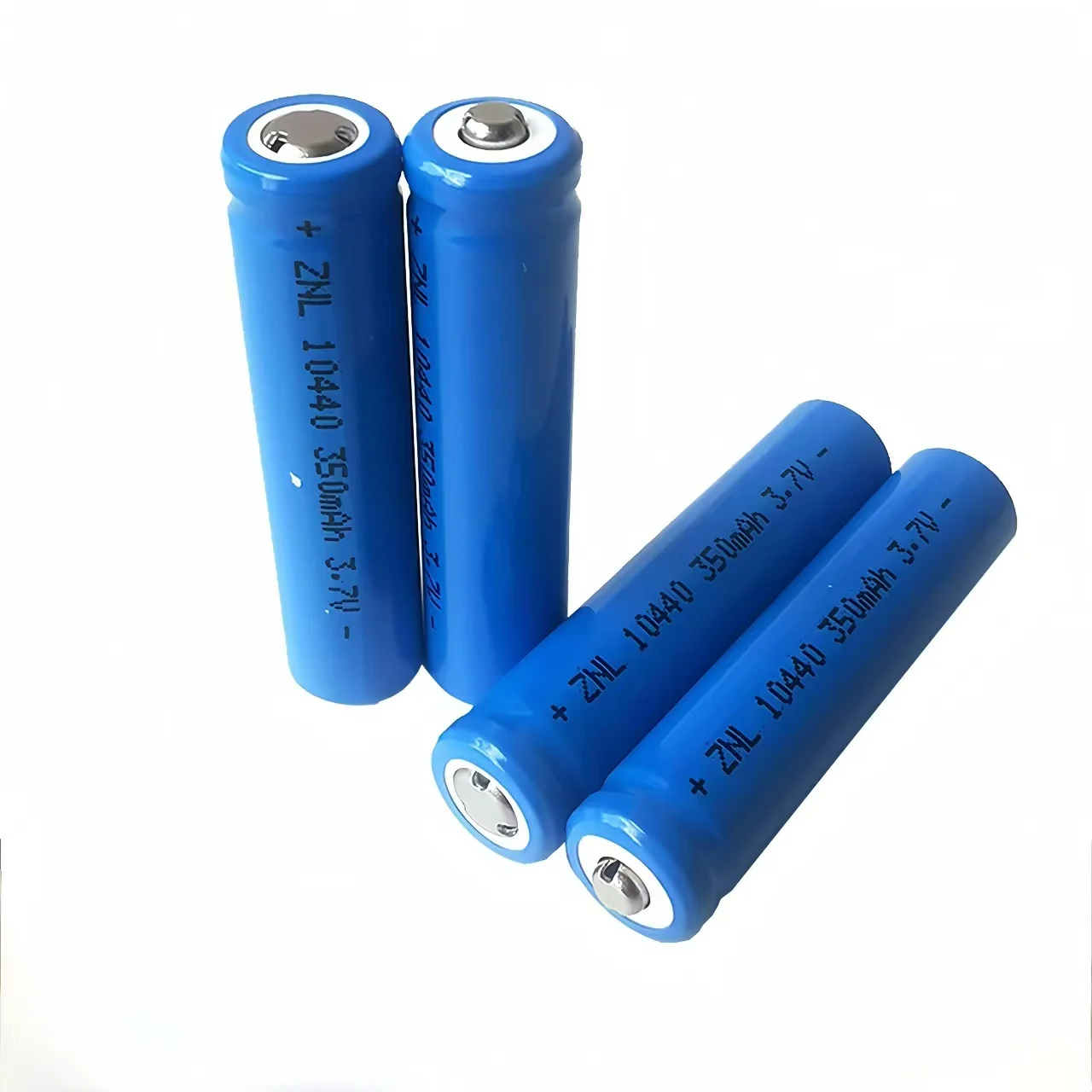 4PCS 10440 rechargeable battery 350mAh 3.7V rechargeable lithium ion AAA lithium ion battery suitable for flashlight shaver