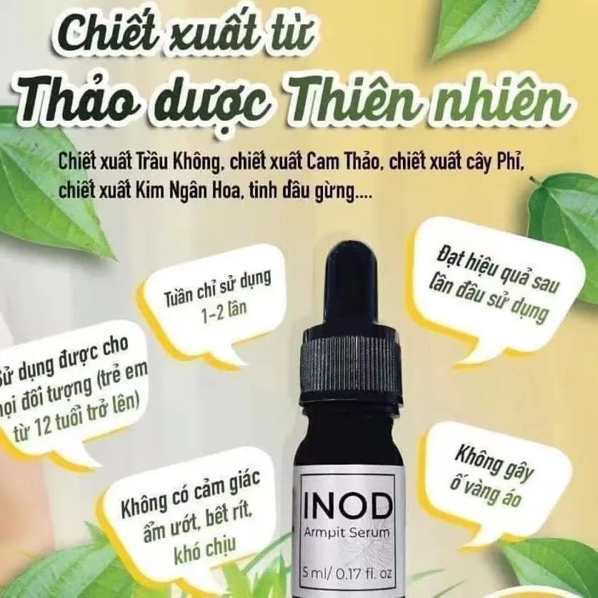 

Suero de axila Inod Huyen Phi-elimina el olor de las axilas Tri hoi nach, suero dac tri hoi nach hoi chan inod huyen phi 5ml
