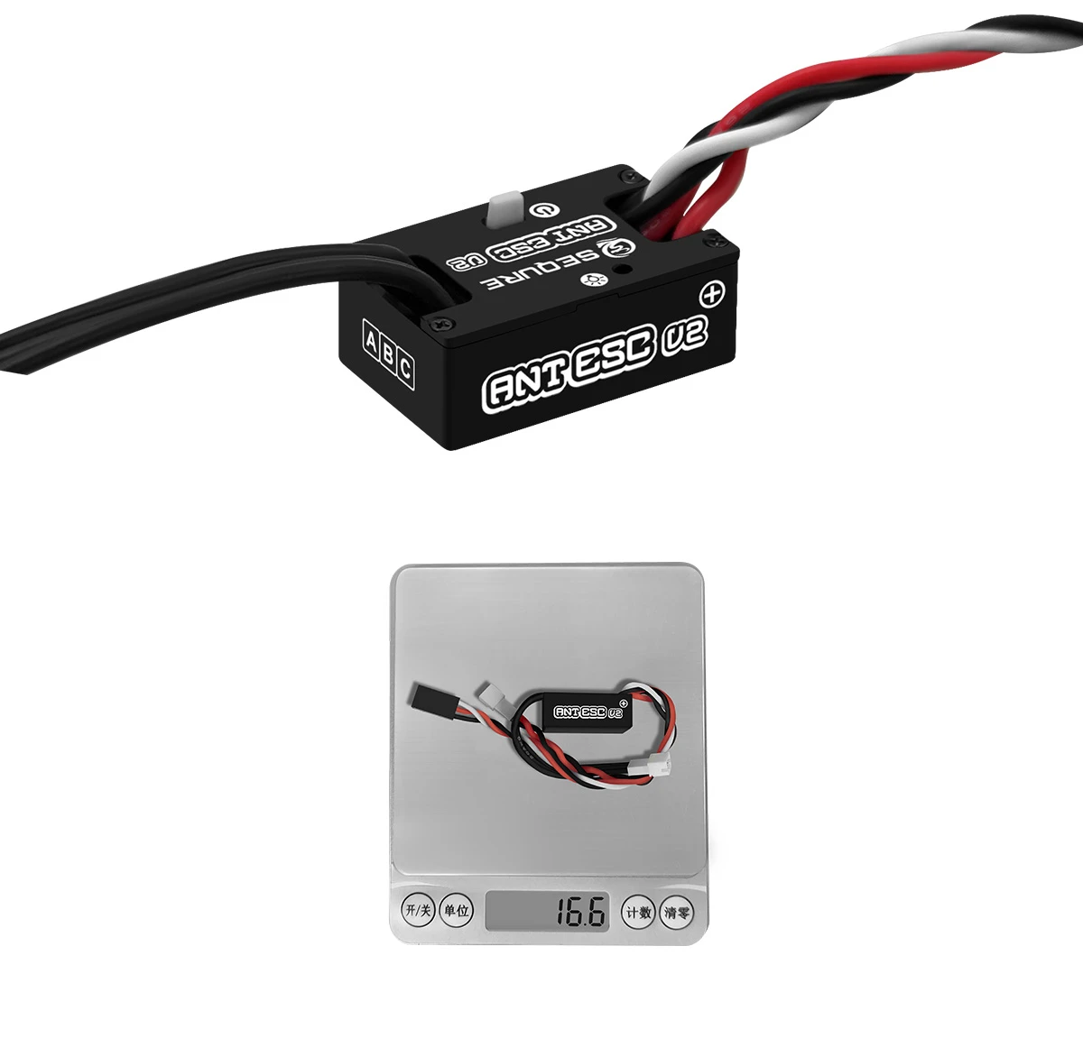 SEQURE 2‑4S 60A Power Kit ANT ESC V2 +1520 Outer Rotor Brushless Motor for RC 1/16 1/18 1/24 Climbing Car