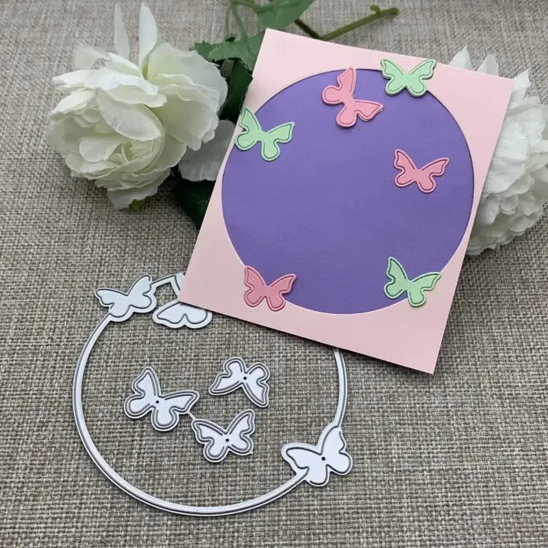 

Металлические вырубные формы в форме бабочки для скрапбукинга, декоративного тиснения, рукоделия, шаблон для вырезания