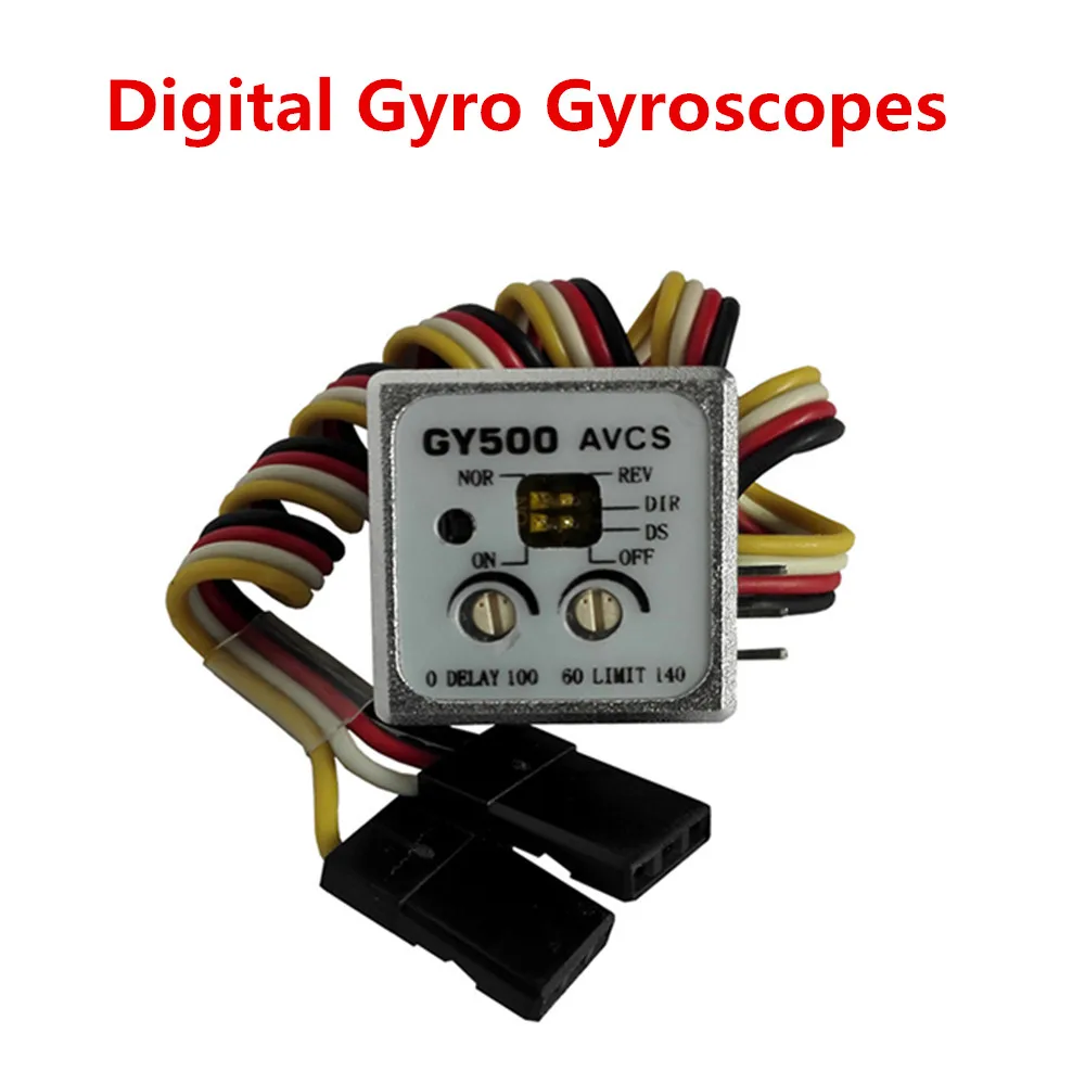 GY500 AVCS Lock Digital Gyro Gyroscopes Use For  Helicopter Car Fixed-wing Aircraft Single Axis 450 Drone Parts