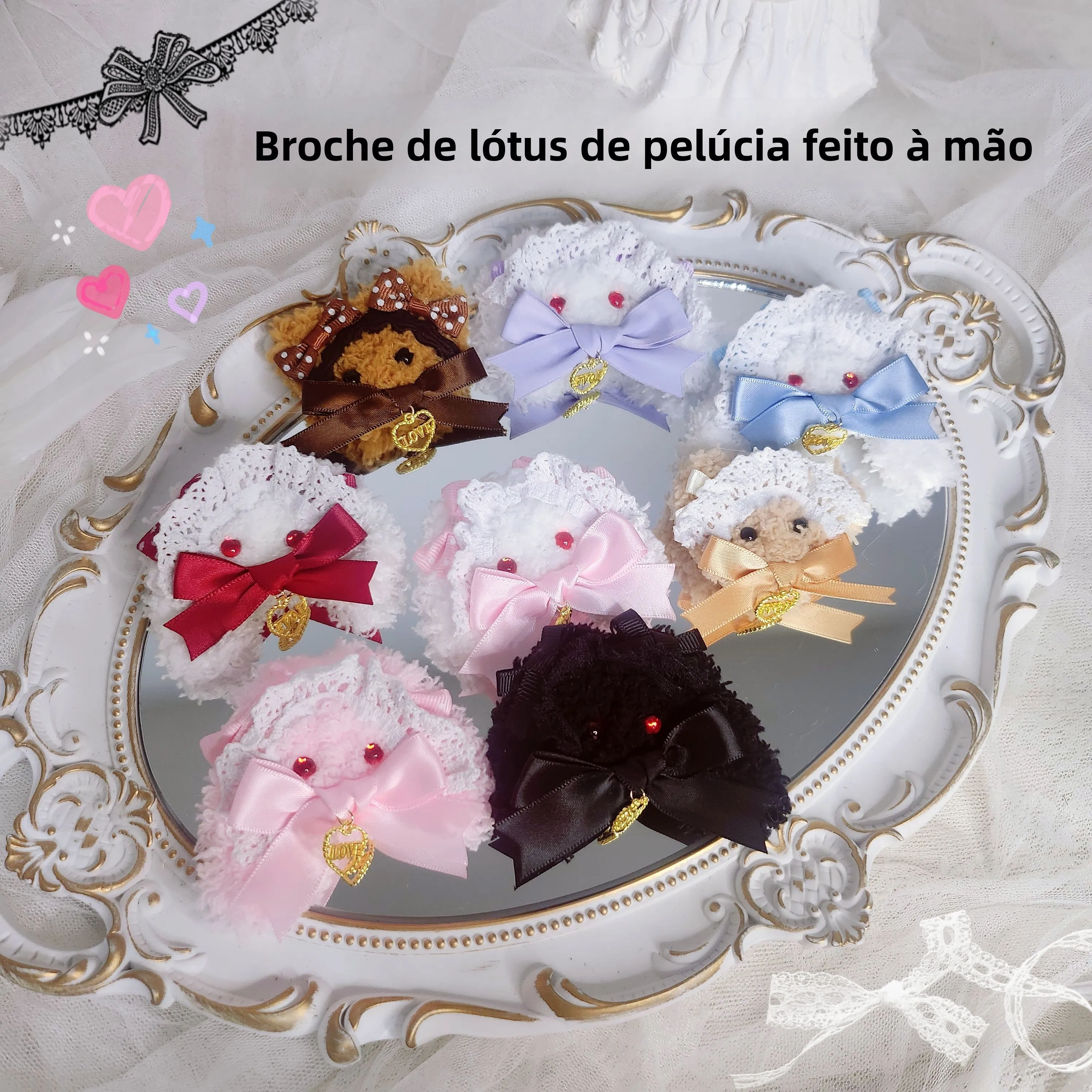 acessorios-de-cabelo-artesanais-originais-urso-e-coelho-de-pelucia-fofos-estilo-lolita-faixas-de-cabelo-broches-e-decorac