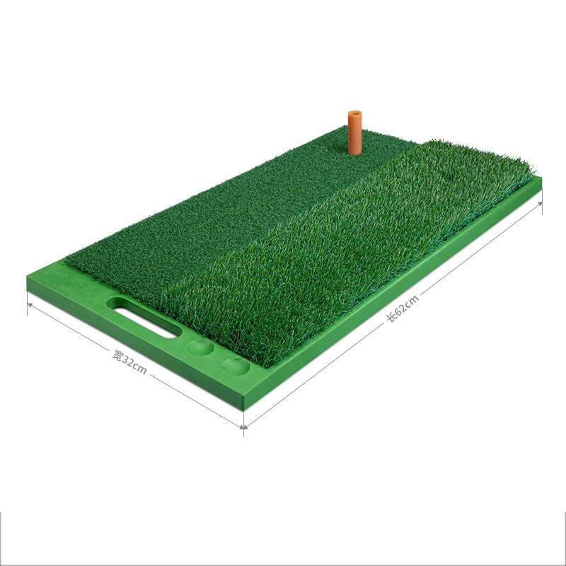 Golf High Quality Portable TPE Soft Bottom Handheld Cutting Rod Swing Practice Mat