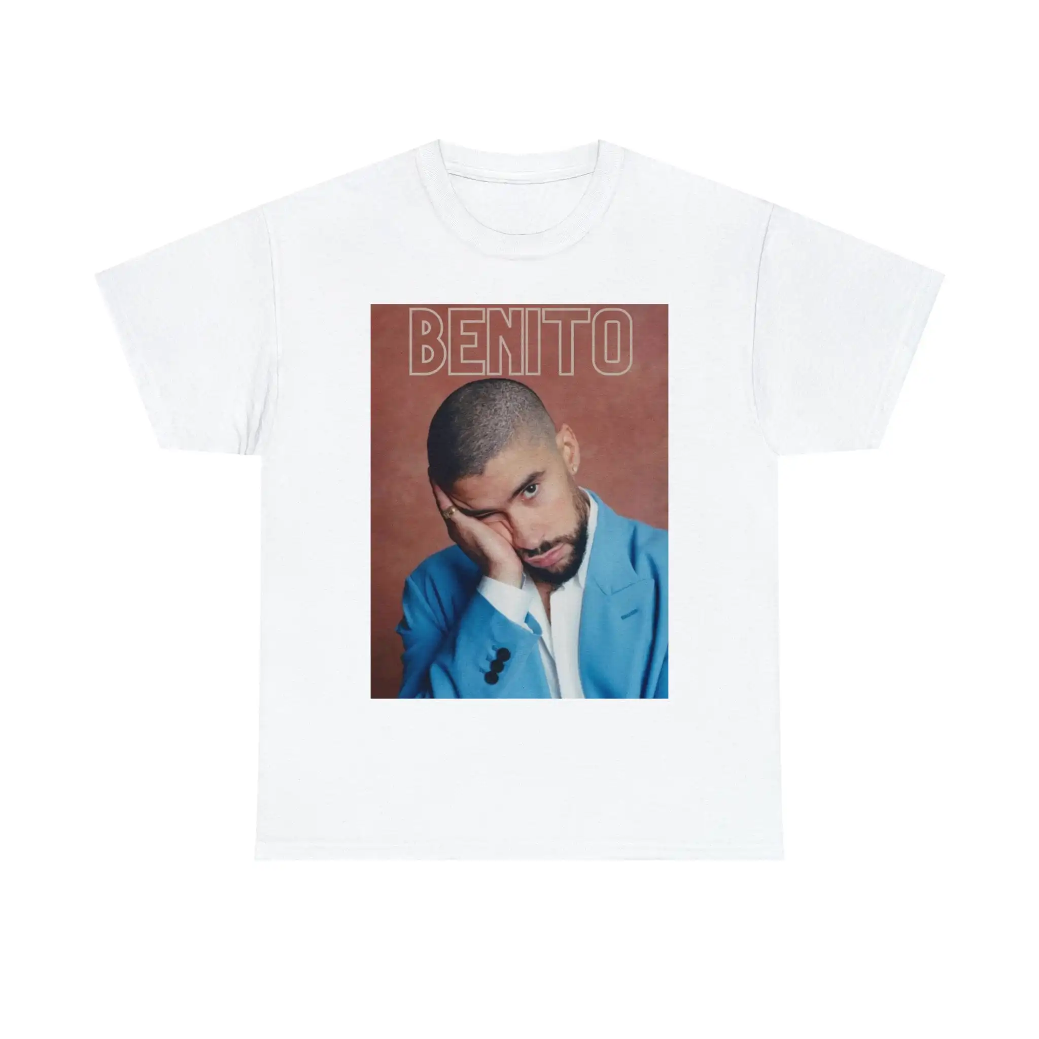 Camiseta de Bad Bunny Benito para hombre y mujer, camisa Unisex con estampado de Nadie, saber, Lo Que Va, Pasar, mágica, Monaco, una vista previa, trampa latina, Reggaeton, Un Verano Sin Ti