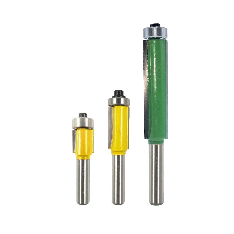 

1 шт., 8 мм хвостовик, 2 дюйма, фреза с подшипником для деревянного шаблона, фреза из карбида вольфрама