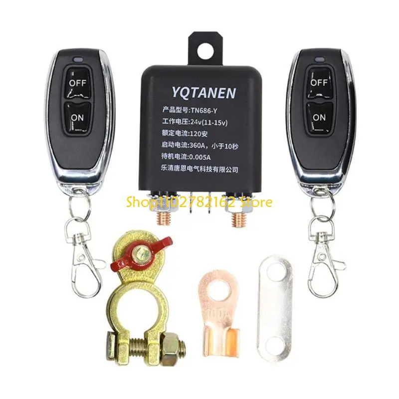 

547B Remote Controlled Battery Isolator Switch Remote Controlled Battery Isolator Switch 120/200A Manage Your Vehicles Power