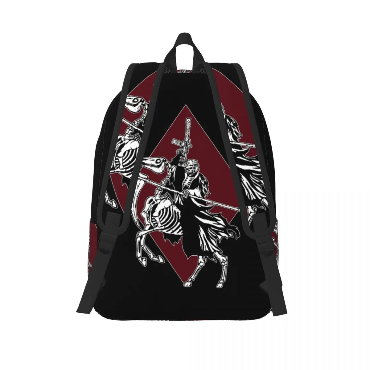 Grim Reaper Sticker Or T-shirt Student Backpack School Bag Hiking Travel Daypack for Men Women Fashion Bookbag Shoulder Bags