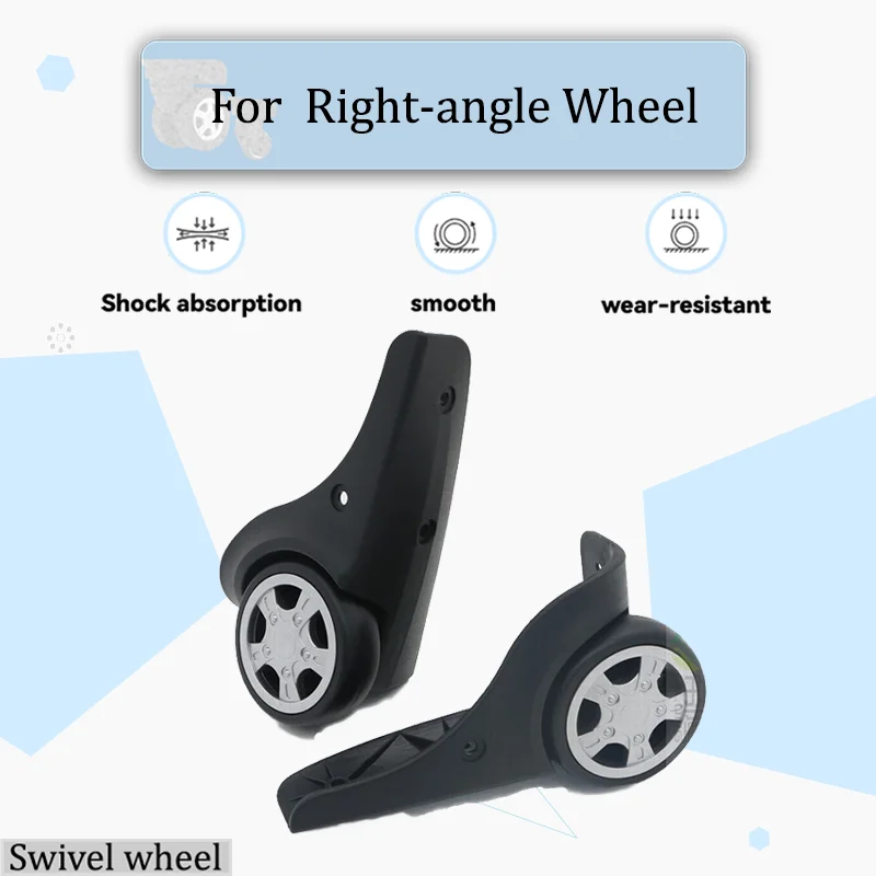 For Silent Wear-Resistant Luggage Fixed Castors Luggage Castors Suitcase Directional Wheels + Installation Tools