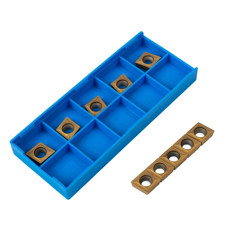 US735 Carbide Inserts 10Pcs Blade Replacement Tool Turning CCMT32.51 Cutting for lathe Metalworking Accessories