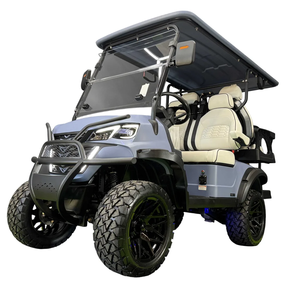 2025 Высокое качество внедорожный клуб 48 В 72 В электрические тележки для гольфа внедорожные шины 4 6-местный гольф-багги цена