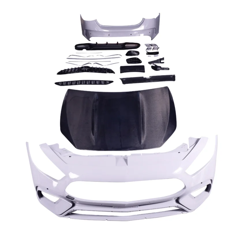 

STLF Body Parts Front Bumper With Grille for 19-21 Mercedes a Class W177 Upgrade AMGs GT Rear Bumper Full Set Body Kits