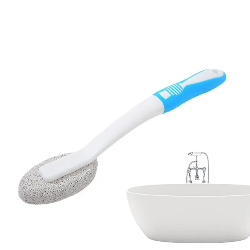 Toilet Cleaner Brush Stain Scrubber Brush Deep Cleaning Brush For Tub Pumice Stone Toilet Cleaner Tool For Tiles Tub Sink Brick