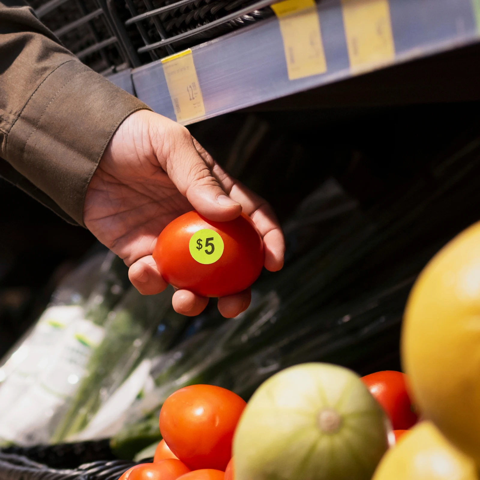 

10 листов наклейки с ценами, яркие круглые наклейки с ценами для продажи, супермаркет, розничный магазин, рынок, этикетки с ценами, самоклеящиеся