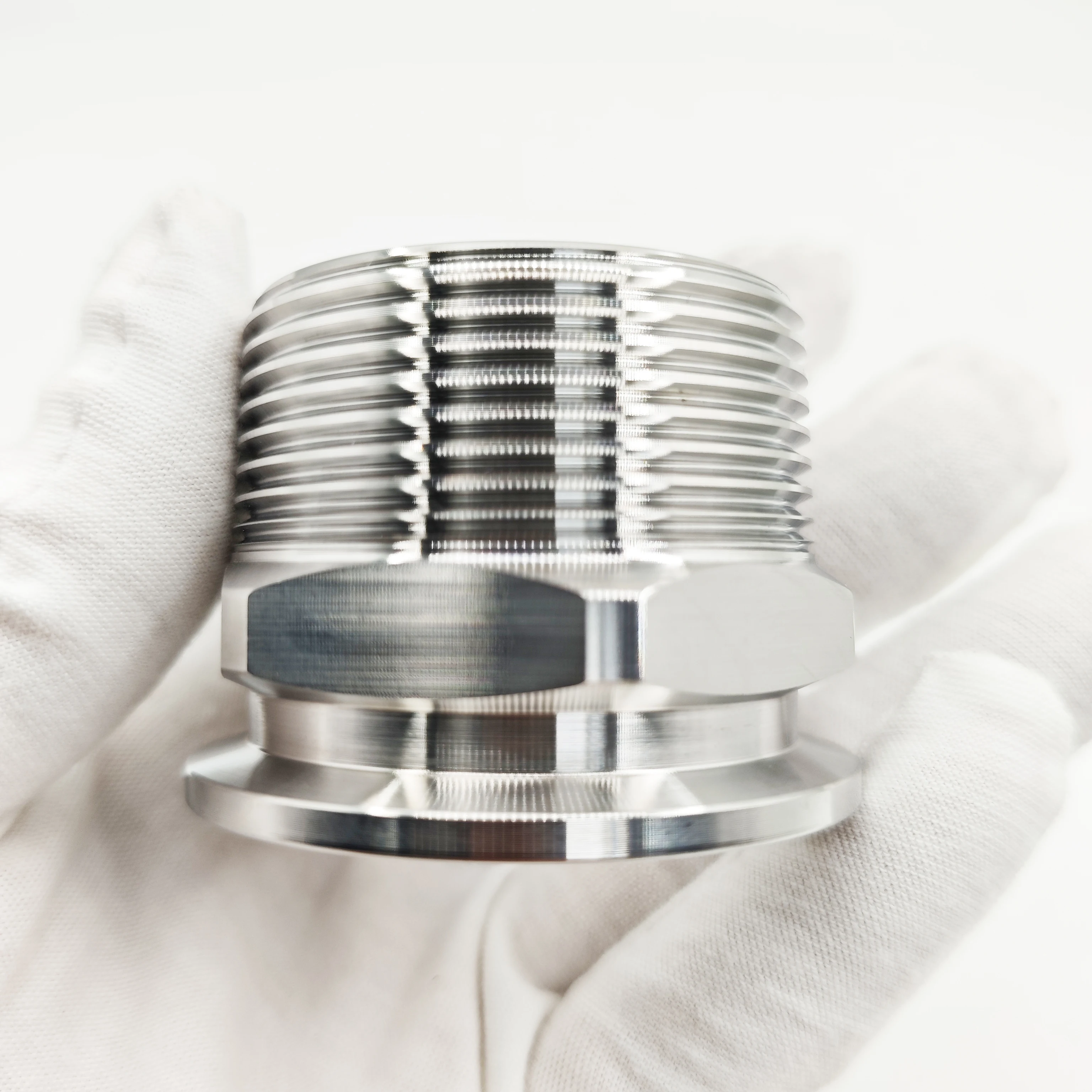 KF vacuum outer thread connector BSPT standard KF16 outer thread KF25 connector KF40 vacuum KF50 clamp connector