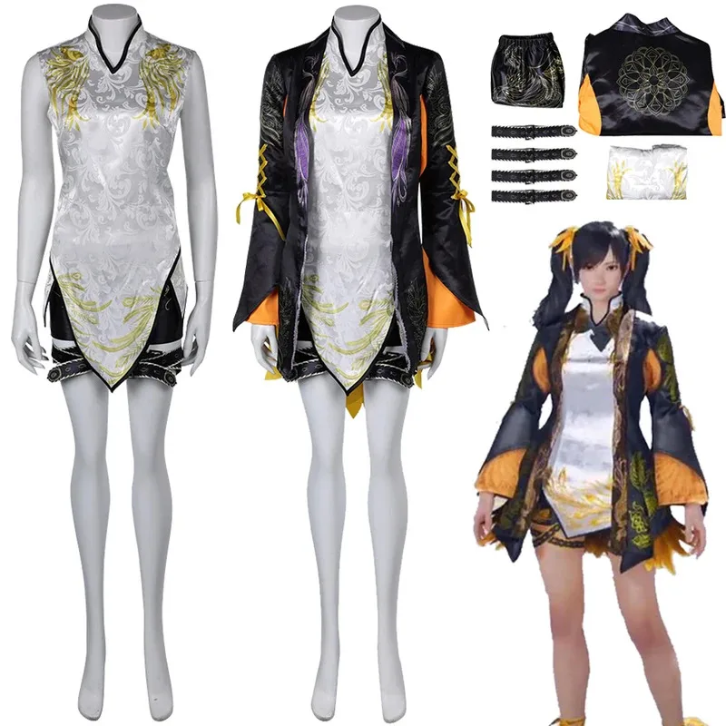 

Лили 123Ling XiaoYu Косплей Аниме Игра Tekken8 Костюм Брюки Майка Пояс Хэллоуин Карнавал Маскировка Костюм Для Ролевых Игр Женский Женский