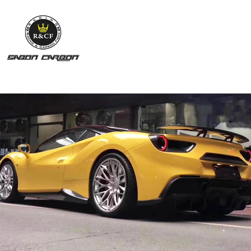 

Задние боковые юбки из углеродного волокна для Ferrari 488 GTB Spider