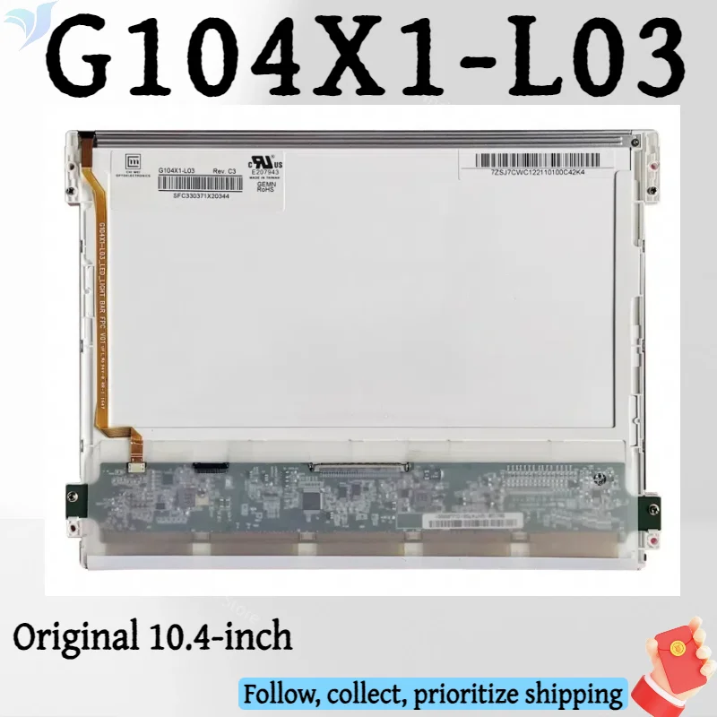 

Yeni Orijinal 10.4 inç LCD 10.4 inç G104X1-L03 G104X1 L03 1024*768 LCD Panel Ekran TFT Tamamen Test Edildi