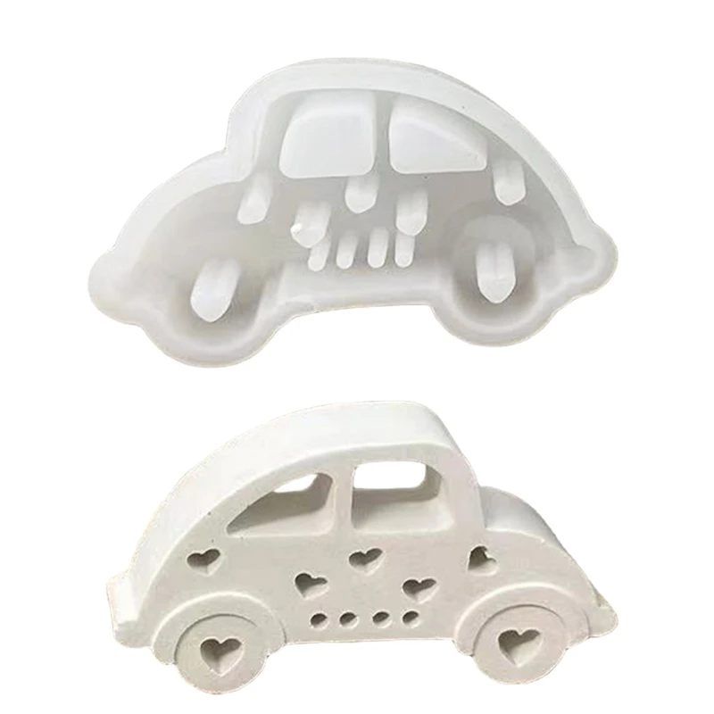 

DIY Cute Small Car Shape Silicone Sculpture Mold Desktop Decoration Ornament Handmade Artistic Project Figurine Resin Mould