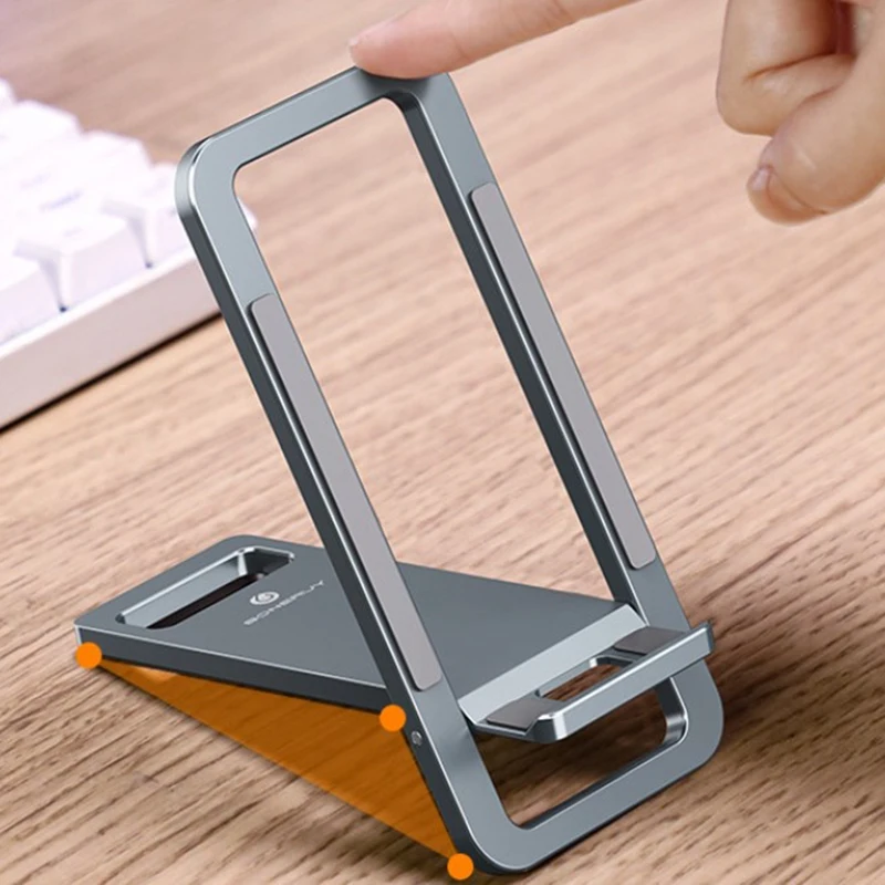 BONERUY Desktops Holder For Tablet Adjustable Folding Bracket Tablet Stand For Mobile Phone PC Support