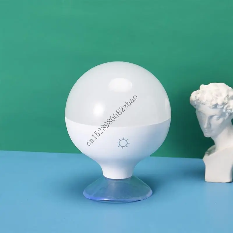 H7EA Multifunción Bulbo LED recargable con brillo ajustable taza succión