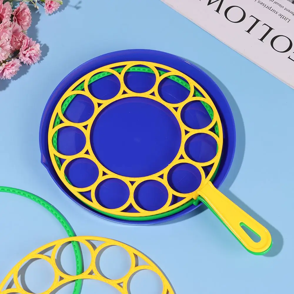 Regalo per bambini Bacchetta per bolle Divertimento all'aria aperta Macchina per bolle grandi che soffia strumento per bolle Set di bolle di sapone