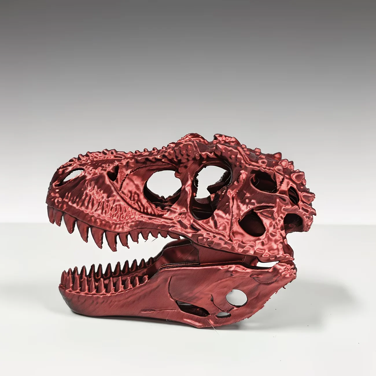 Realistic Velociraptor Skull Statue - Dinosaur Bone Replica Decor - Plastic Ornament Gift for &, Themed Room Decoration
