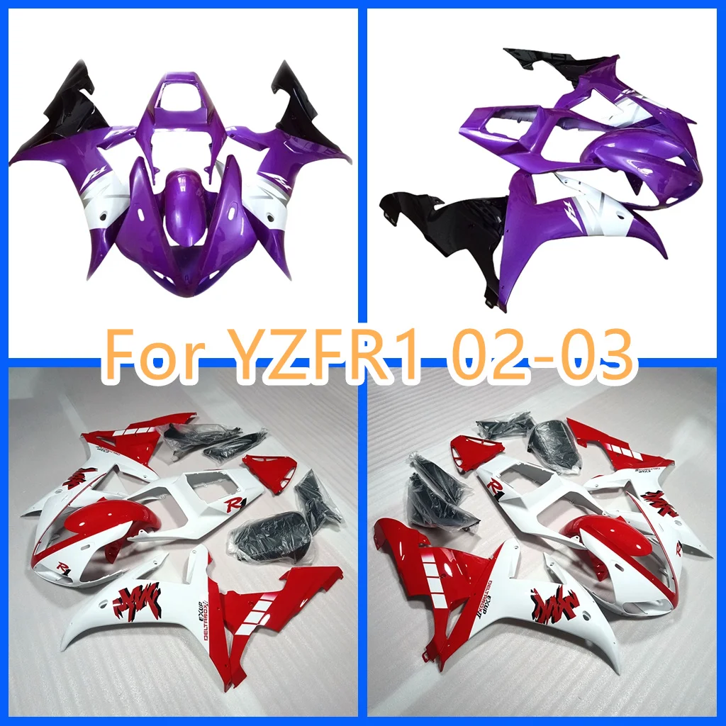 

Motorcycle Fairing for YAMAHA YZF-R1 YZF1000 02 03 YZF R1 2002-2003 YZF 1000 CC R 1 Sportbike Body Repair Bodywork Purple Black