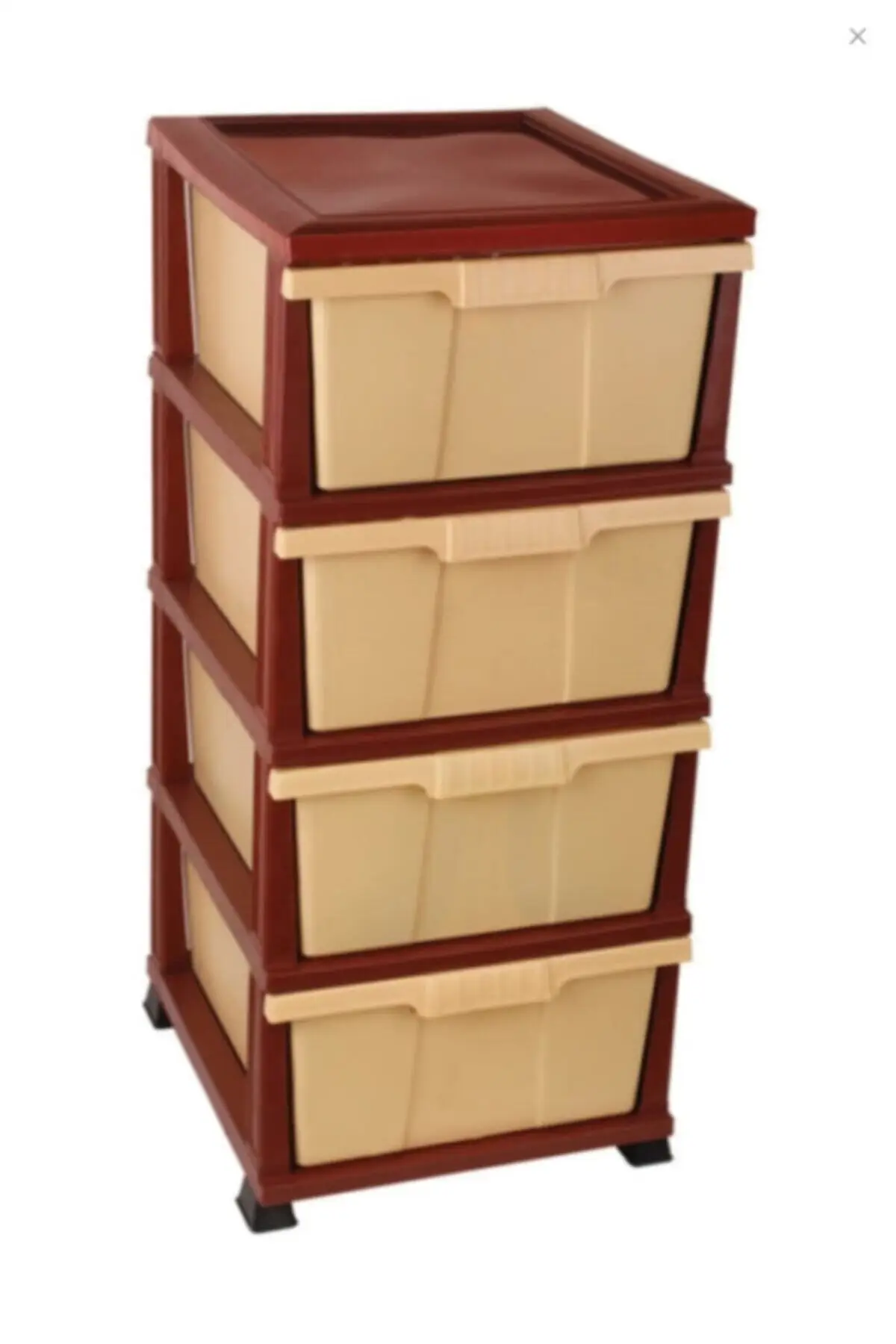 Meja Rias Plastik Crisper Dresser Plastik Klasik Elf Coklat-Rumah Plastik Khv-kmd Perlu Kualitas Pembersih