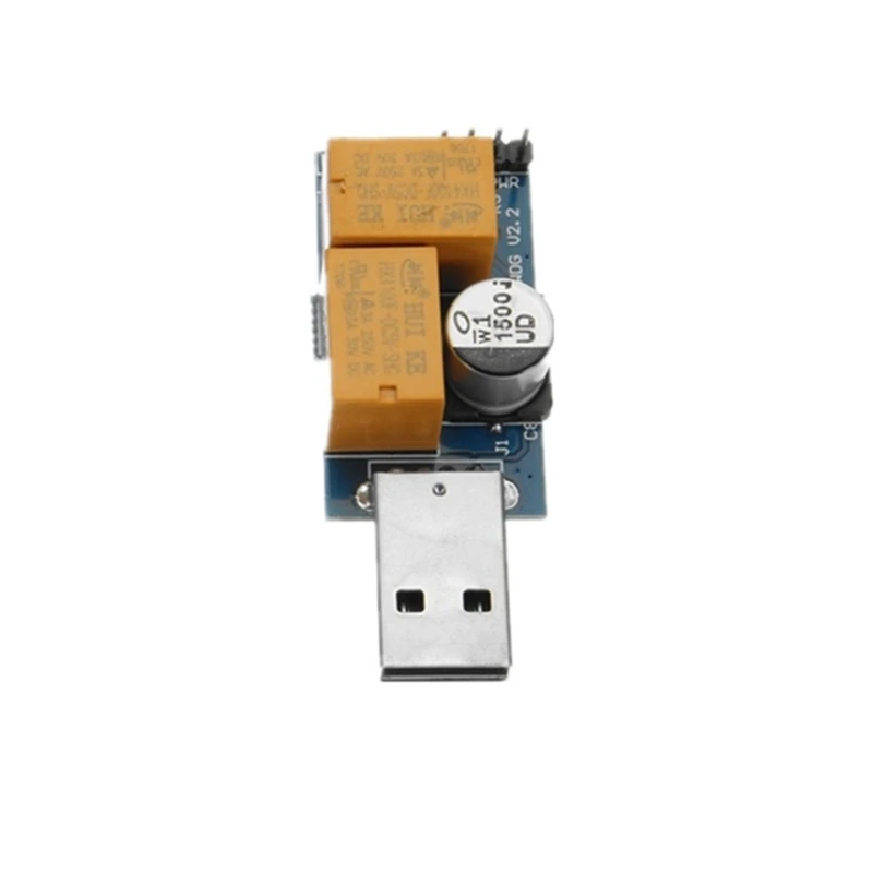 Cartão de guarda USB para PC Gaming Server, reinício automático, relé duplo, tela azul, Crash Timer, Reset, 5pcs