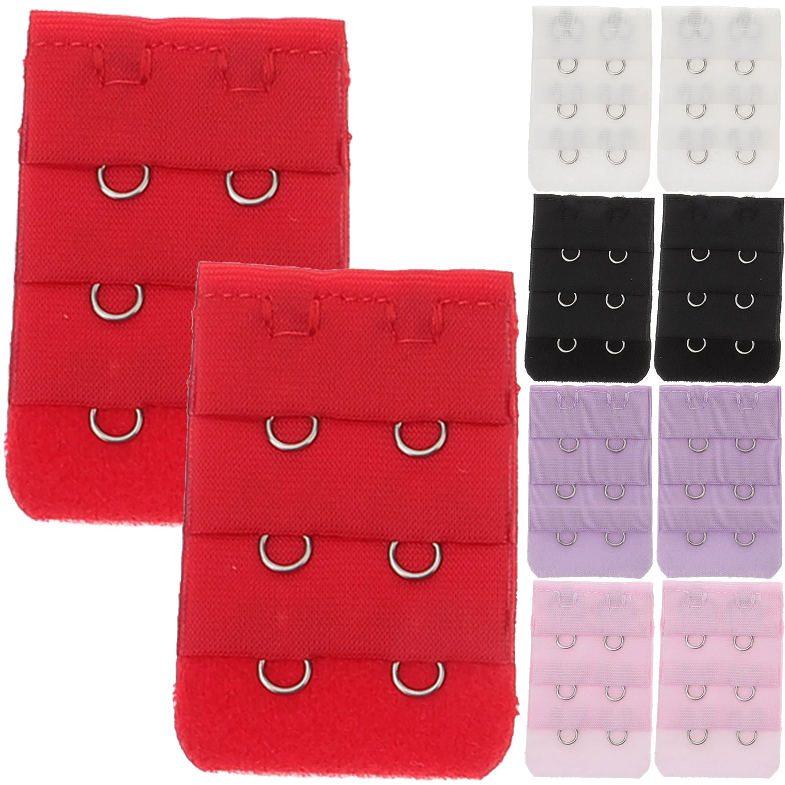 10pc Bra Extenders For Women Brassiere Extension Hooks 3 Rows 2 Buttons Narrow Underwear Adjustable Maternity Support Lingerie