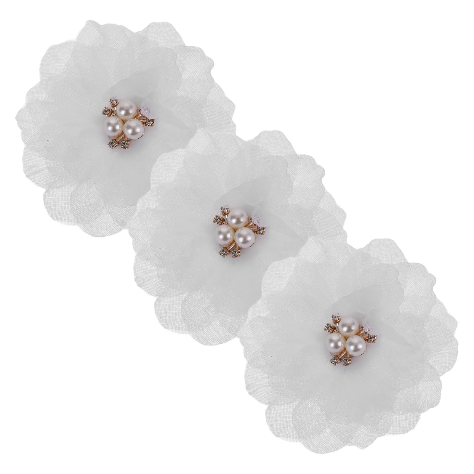 

3pcs Flower Hairpin Cute Clips for Women Girls Wedding Accessories Hair Barrette Stylish Hairstyle Decorative