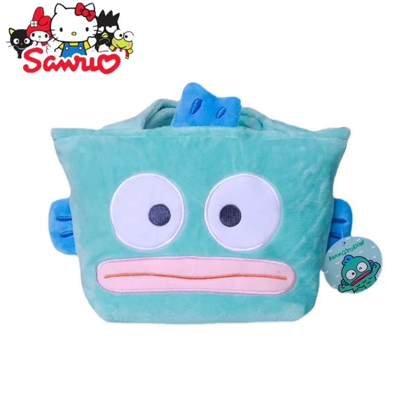 Giapponese Sanrio Hangyodon portamonete portamonete borsa da polso di grande capacità brutto portachiavi testa di pesce regali di compleanno bambino