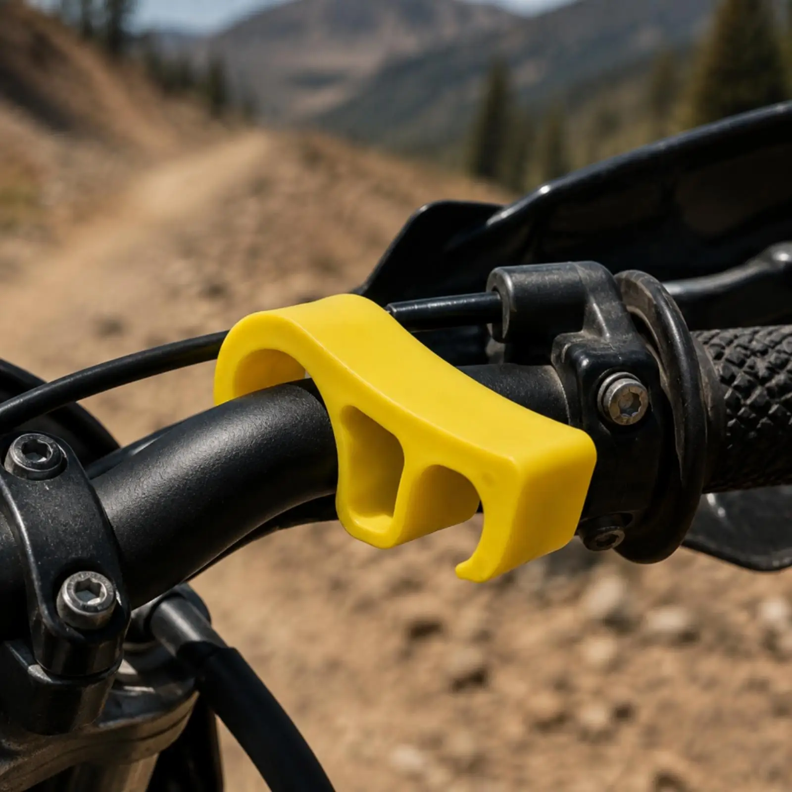 Motorcycle Brake Hook PP Lever Lock for Parking Brake Secure Trail Bike Maintenance Tool Easy Strap on Design