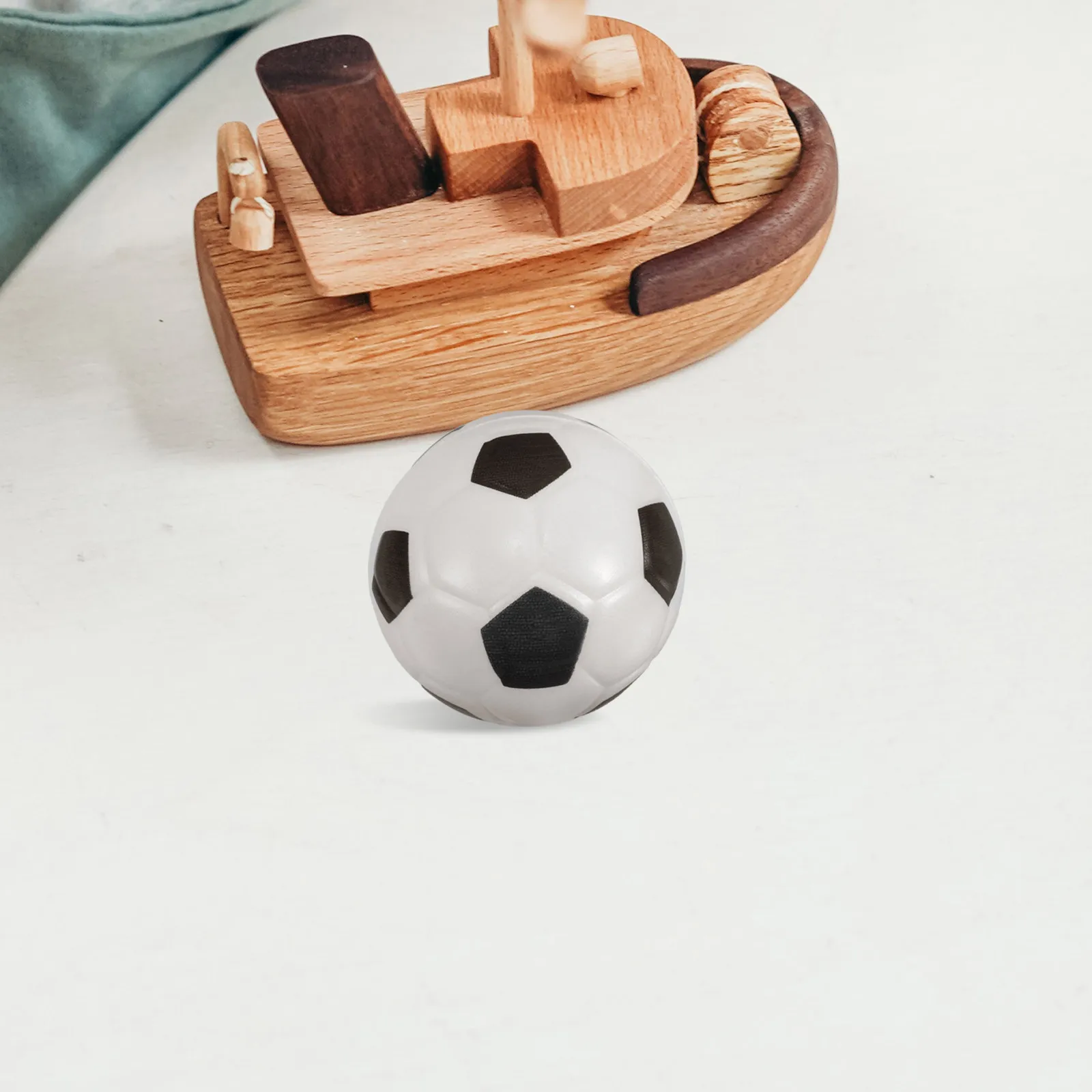 12 Pcs Soccer Balls Mini Football Model Party Favors Small Sports PU Birthday Themed Squeeze for Kids