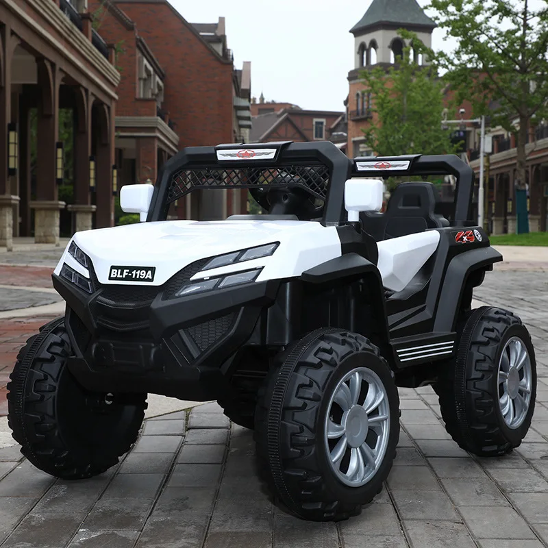 Children Off-road Vehicle Electric Car Kids RC Electric Car With LED Lighting Music Baby ride on toy Car for 1-7 years old
