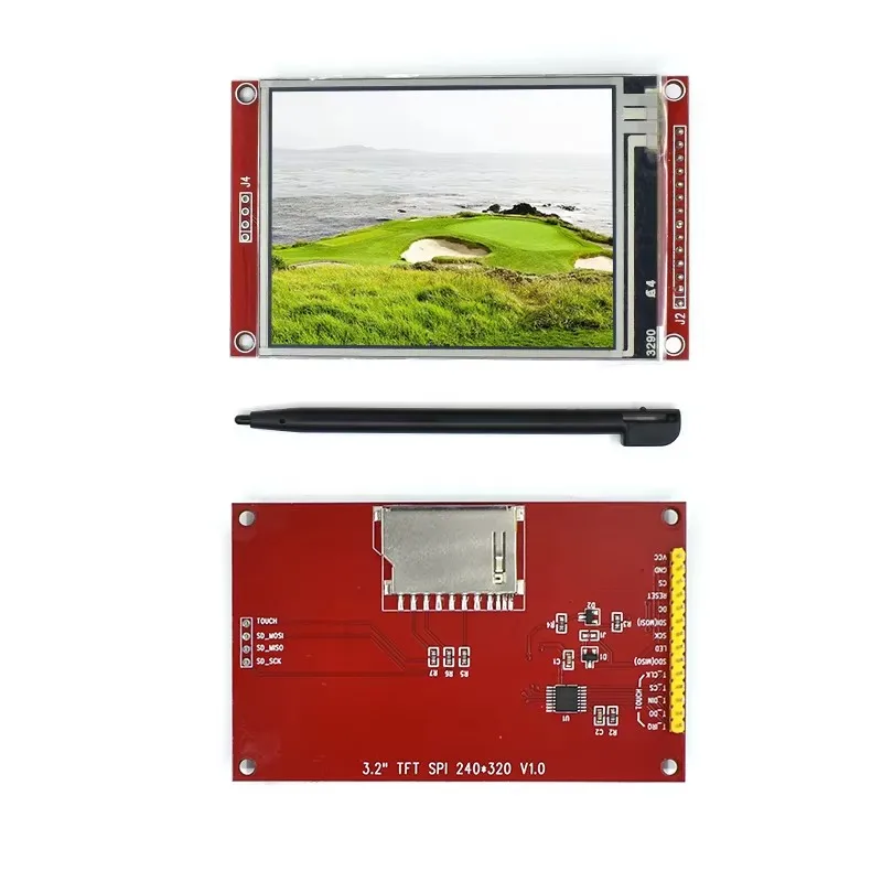 3.2 นิ้ว TFT LCD โมดูล Touch ILI9341 Driver 240 (RGB) * 320 SPI Serial Port (9 IO) Touch IC XPT2046 สําหรับ Raspberry PI