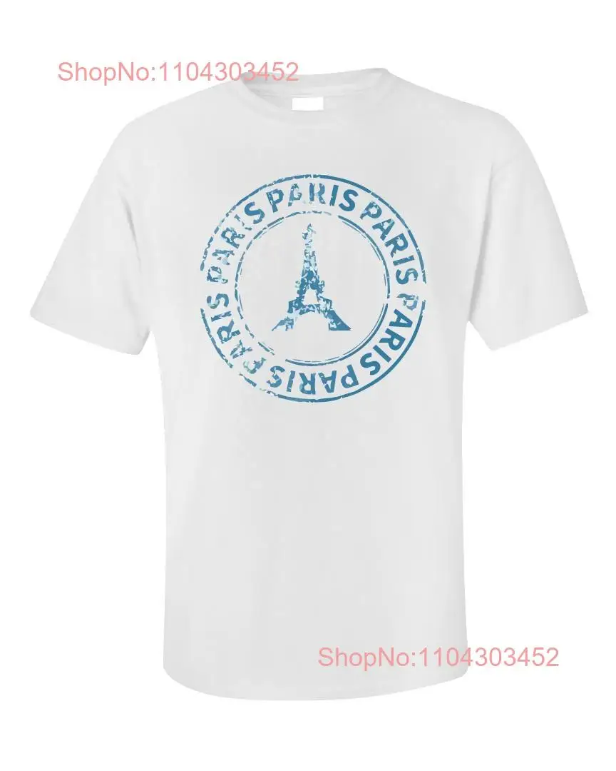 Eiffel Tower Paris T Shirt France Lover TourisT Parisian Fashionable Top Fast Shipping long or short sleeves