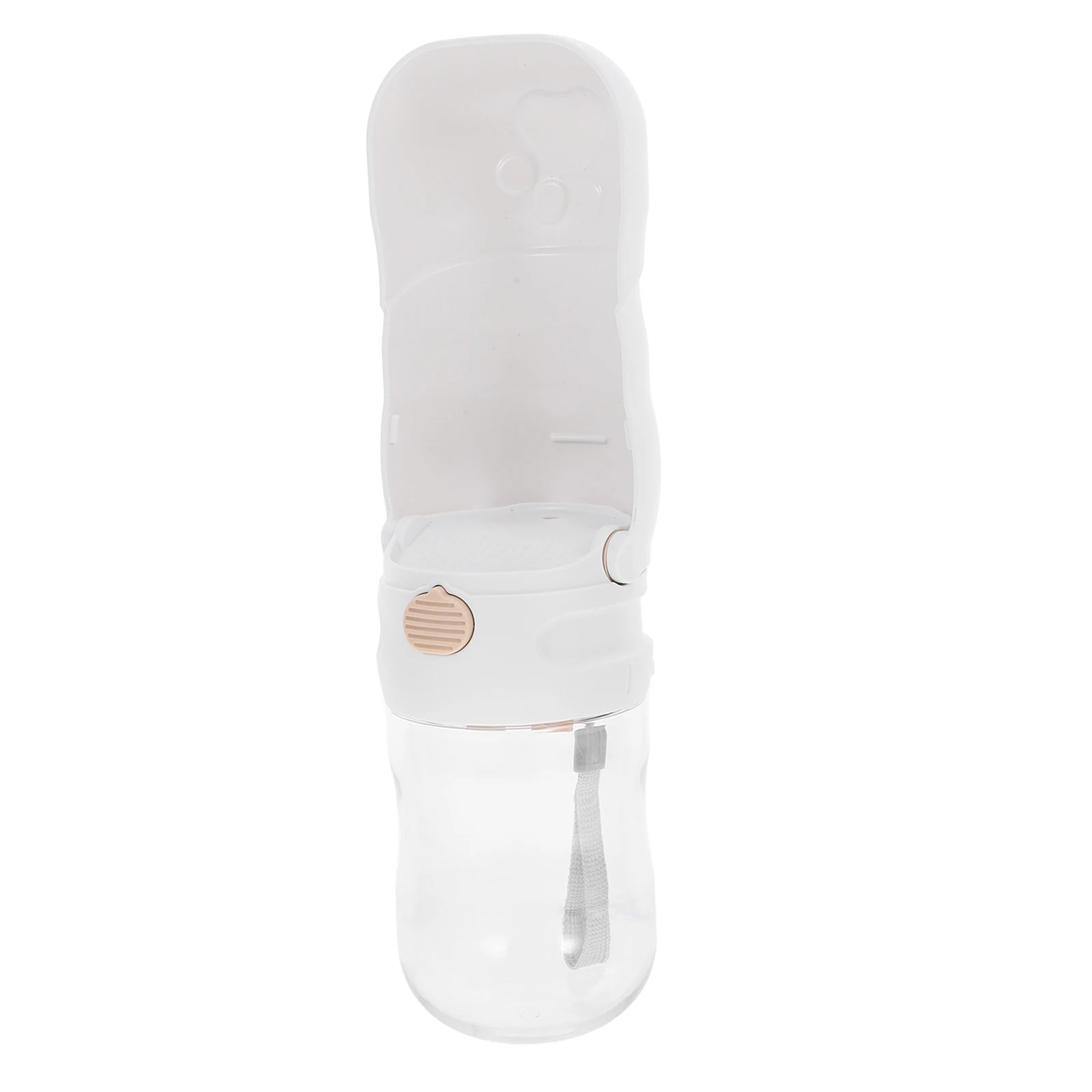 

Portable Dog Water Bottle White Small Pet Drinking Cup for Walking Hiking Travel Lightweight Reusable Safe Material Pet