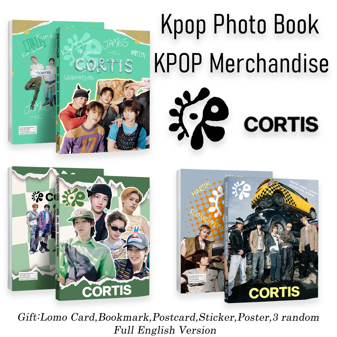 

Cortis, Coer, Kpop Photo Collection, Kpop Fan Merchandise, Idol Merchandise Gift for Friends Birthday, High-Definition Celebrity Photo Album, Party Supplies, Exquisite Decorations, Beautiful Small Gifts, Holiday Gifts, Collectibles