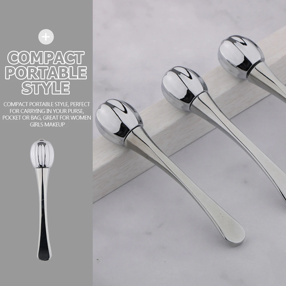 

Eye Cream Stick Zinc Alloy Portable Beauty Tool For Girls Makeup Eye Care Lotion Applicator Roller Spatula