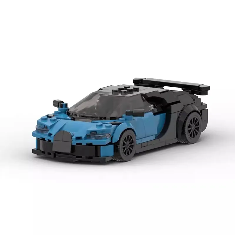 Bricklink-Juego de bloques de construcción para niños, juguete de ladrillos para armar Super coche Bugattied Chiron Pur Sport Speed Champions, ideal para regalo de Navidad, MOC