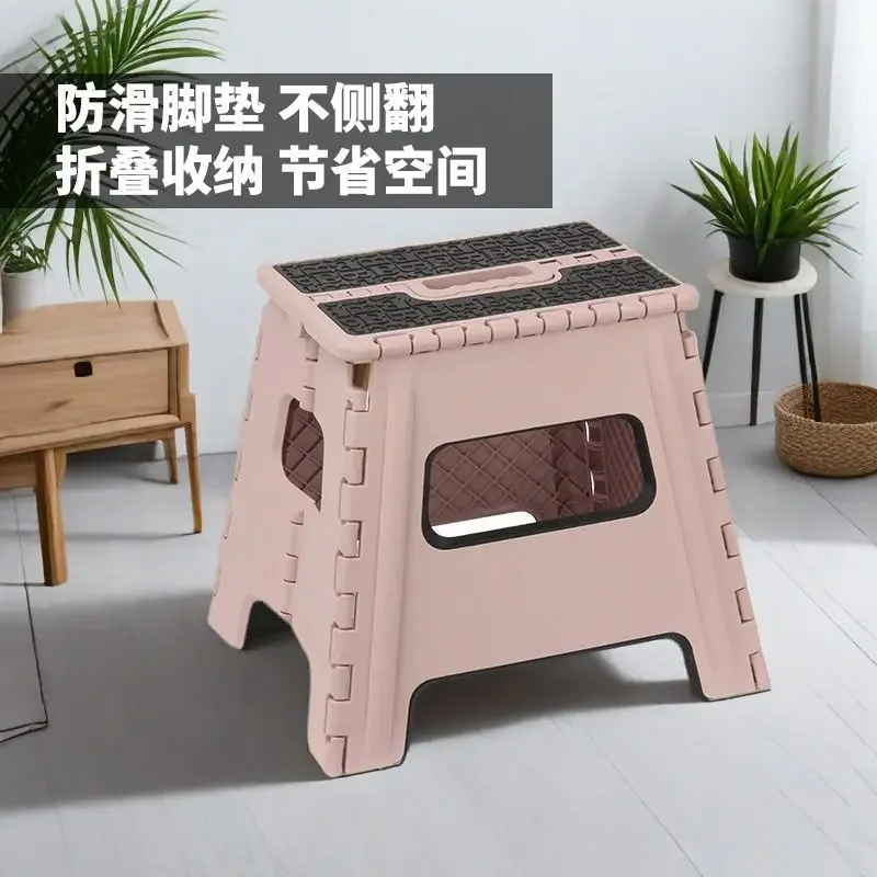 Folding Stool High Quality Portable Folding Stool Thickened Outdoor Home Camping Plastic Fishing Bench Children's Chair